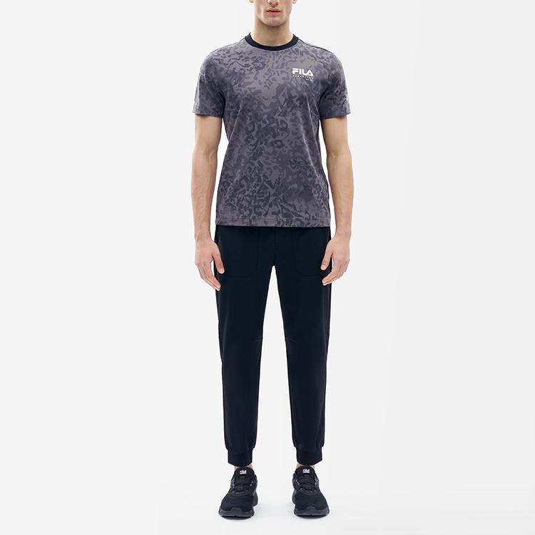 New FILA Athletics Knitted Sweatpants Men's Pitch Black A11M211807F-BK