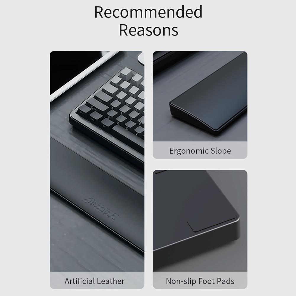 Игровая клавиатура подставка для запястья эргономичная пена с памятью противоскользящая резиновая устойчивая основа подставка для ладоней 81-клавишная клавиатура поддержка для рук