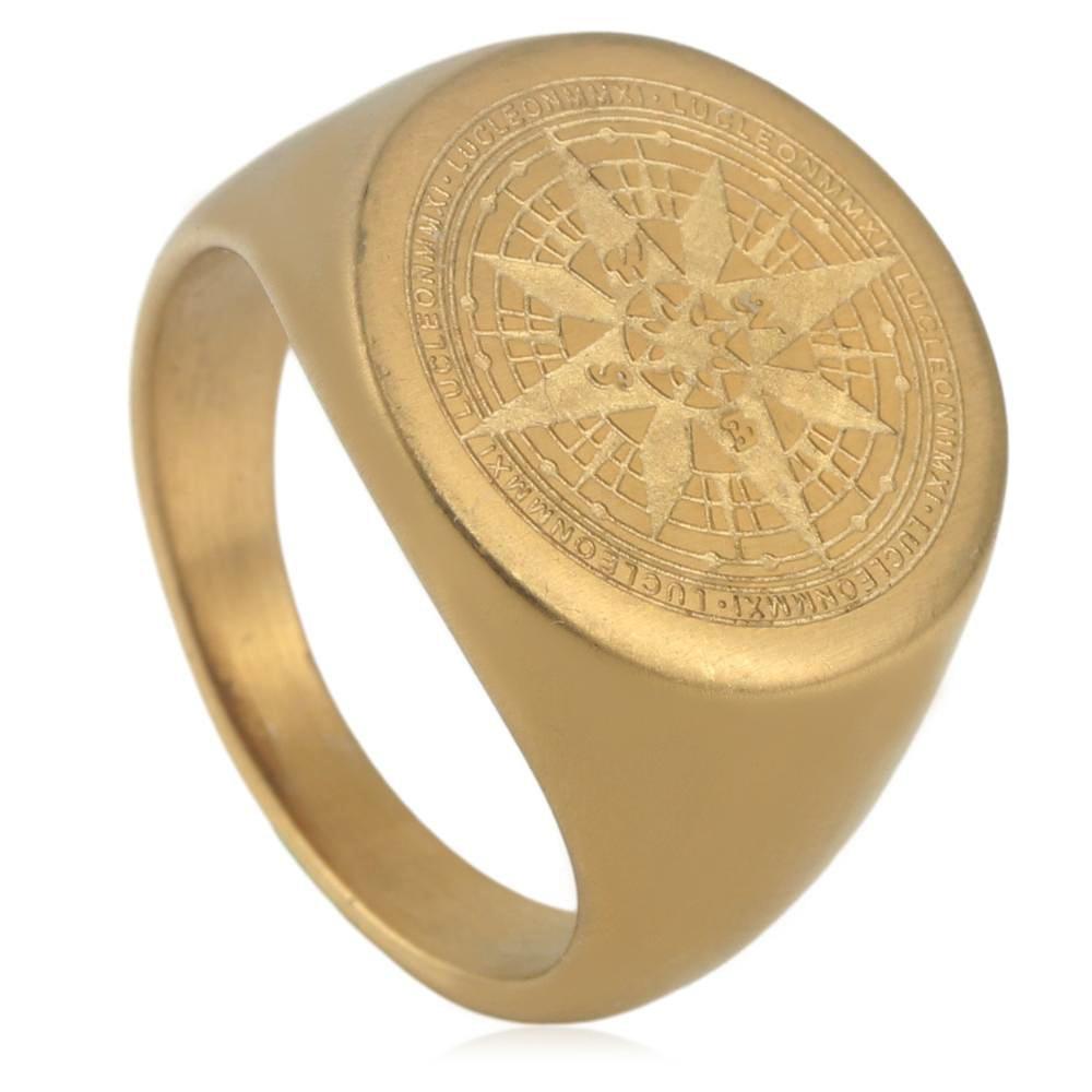 2026 Минималистичный Компас Украшения Винтажное Кольцо-Компас Мужское Кольцо Кольцо