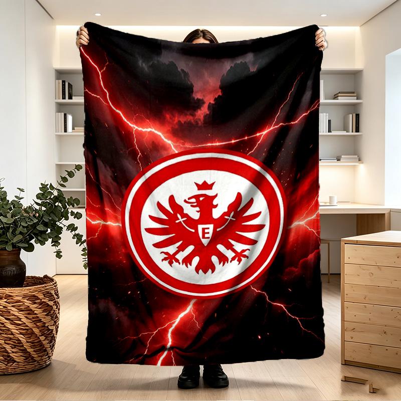 Eintracht Frankfurt Print Blanket - Soft & Comfortable, for Bedroom, Travel, Sofa, Home Decoration - Birthday Christmas Gift for Friend