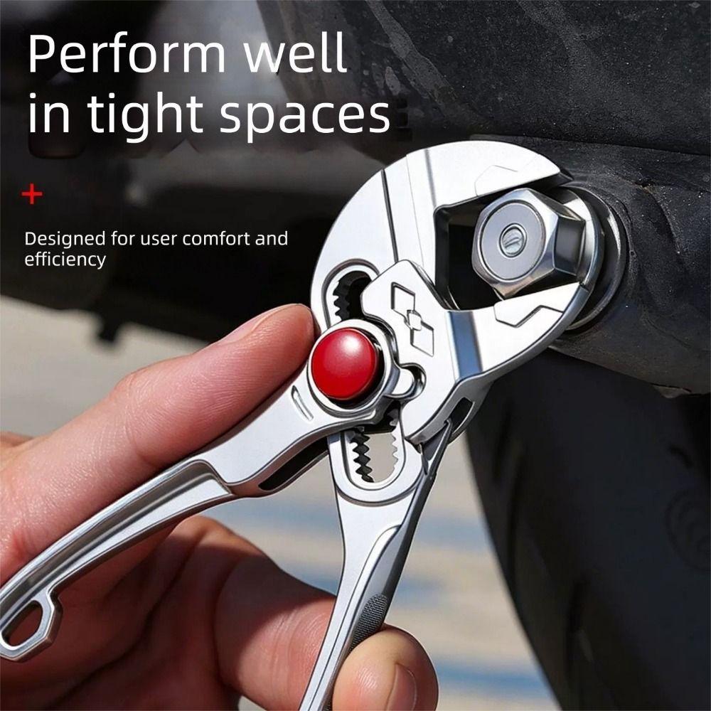 Chrome Vanadium Steel Water Pump Pliers Adjustable Multifunctional Tool Compact Miniature Pliers