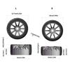 Set of 4 Remote Control Wheel Tires for Crawlers Car Model Rubber Wheel Tires for Remote Control Accessories