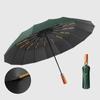 Automatic Storm-resistant Large Anti UPF50+ Umbrella Sun Rain Folding Dual-purpose Business Umbrella
