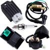 CDI Box Ignition Coil 5 Pin Regulator Rectifier Relay Spark Plug For Kazuma Meerkat 50Cc Falcon 70Cc 90Cc 110Cc Taotao Roketa Coolster 110CC ATV