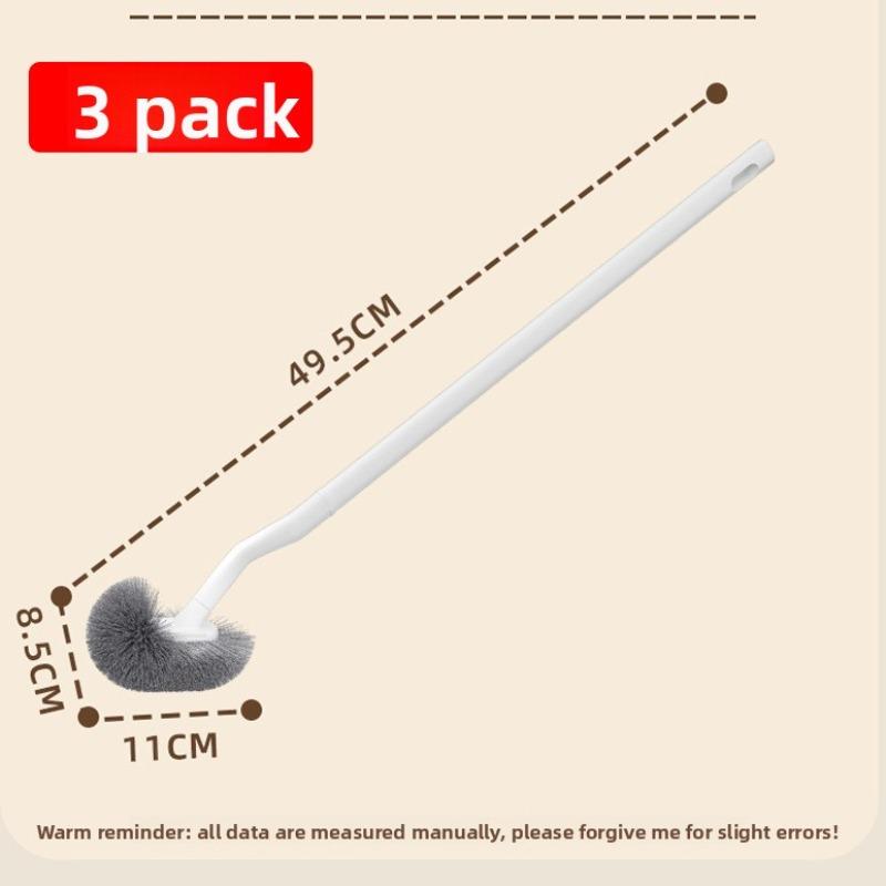 Extended and Thickened Toilet Brush for The Toilet