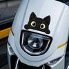 Scratch Covering Car Window Decals Black Funny Kitty Decals  Car Electric Motorcycle Stickers