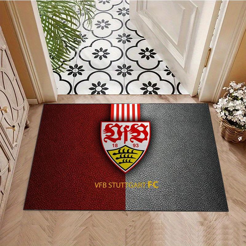 VfB Stuttgart-themed rug, suitable for living room, bedroom, game room, computer room and home décor.