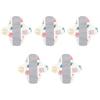5pcs Washable Menstrual Pads Strong Water Absorption Breathable Reusable Feminine Sanitary Pads S