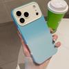 Защитный чехол для iPhone с градиентным покрытием, приятный на ощупь, противоударный, для моделей 17 Pro, 16 Pro Max и 15/14, с большим окном.