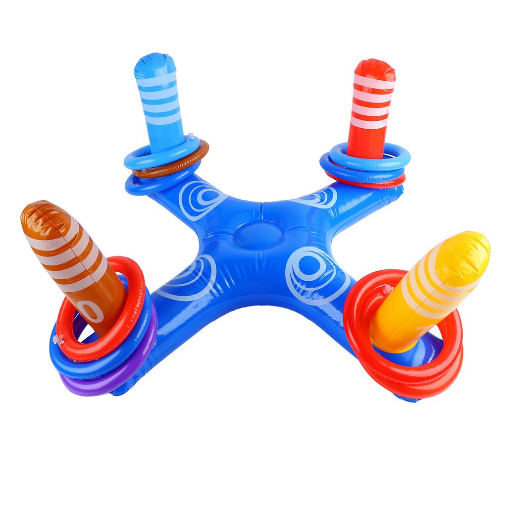 Pool Toss Rings Toy Inflatable Floating Pool Toss Rings Set for Swimming Water Games