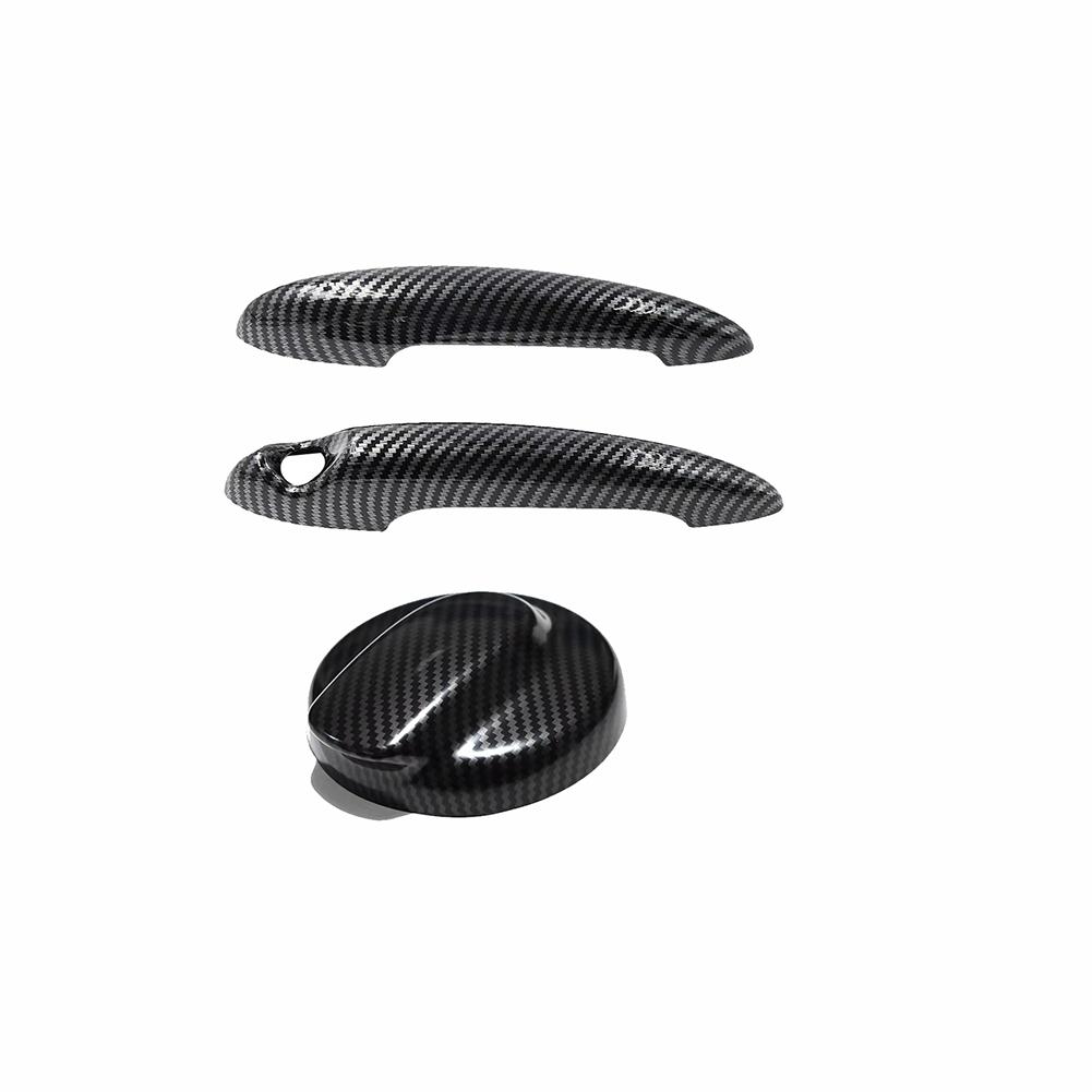 Door Handle And Fuel Tank Cap Cover For MINI Cooper S R50 R53 R55 Car Door Handle Replacement Auto Accessories Exterior Parts