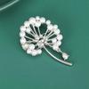 Dandelion Pins For Women Pearl Plant Brooches Banquet Party Backpack Gifts Jewelry Accessories