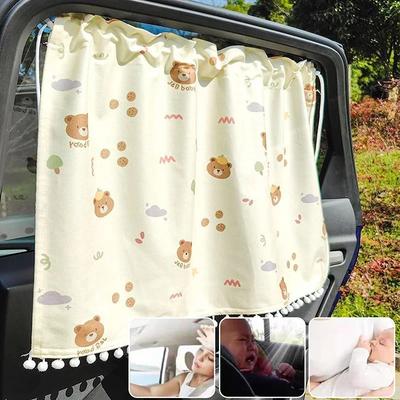 1 шт. Шторка на присоске на окно автомобиля, солнцезащитный чехол, мультяшная шторка на боковое окно, защита от УФ-лучей для ребенка, младенца, детей