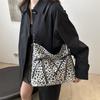 Женская сумка на плечо с леопардовым принтом, сумка-хобо с бантом, модная сумочка для женщин для работы, шопинга, путешествий
