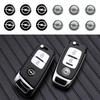 14mm Opel Key Fob Emblem Stickers-Metal Logo Badge Compatible Corsa/Astra/Mokka/Insignia, Anti-Scratch Replacement Button Covers