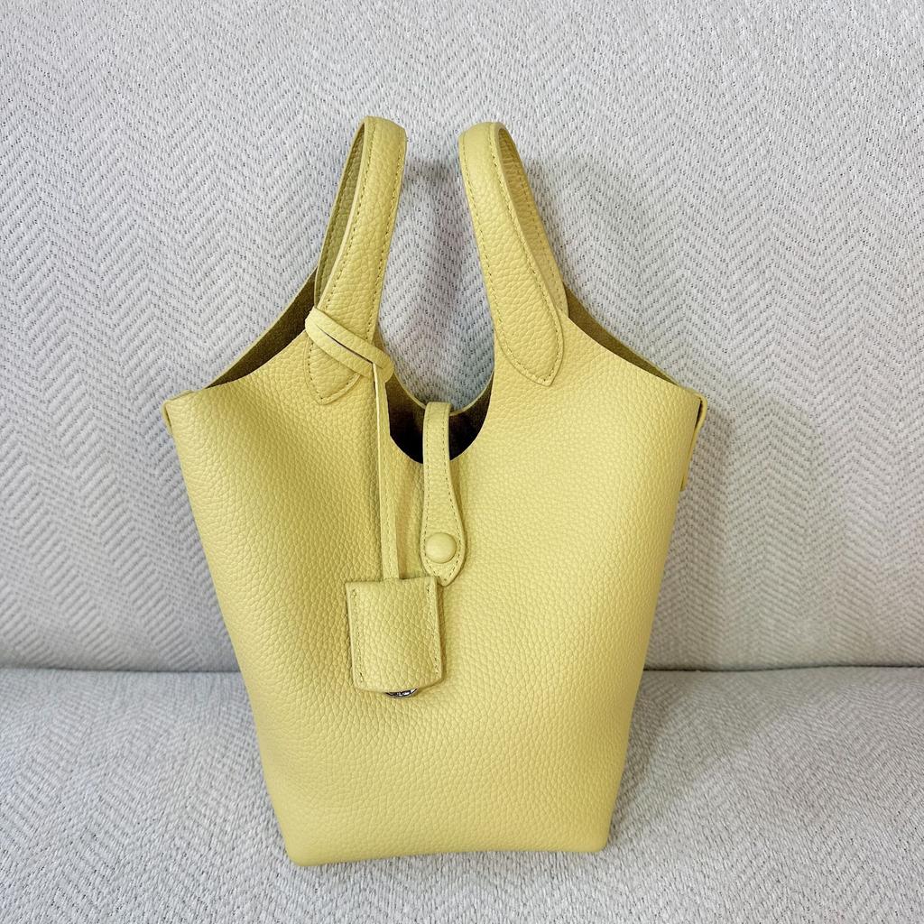 2025 Новый верхний слой TC коровьей кожи сумка-ведро для воды сумка-корзина для овощей Большая вместимость повседневная сумка через плечо на одно плечо женская сумка тренд