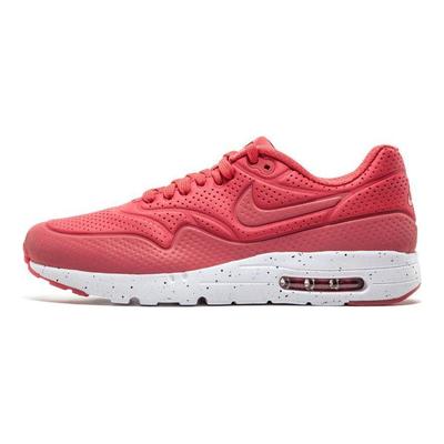 Air Max 1 Ultra Moire Terra Red Unisex Sneakers White Black 705297-611