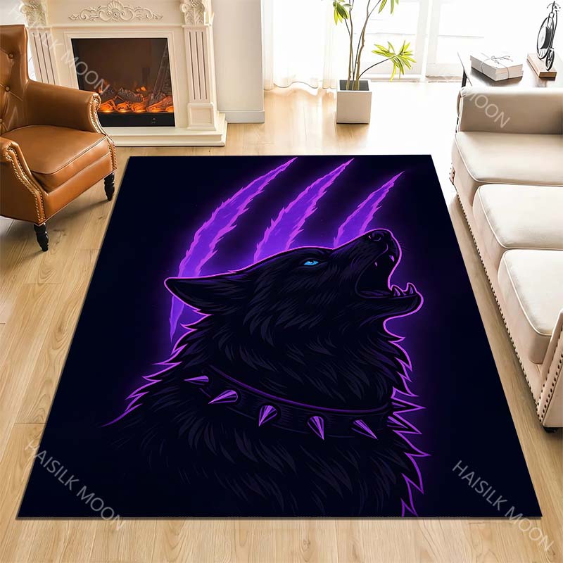 Elephant head artistic illustration Carpet for Living Room Bedroom Sofa Home Decor Rus Non-slip Floor Mat Luxury Gift