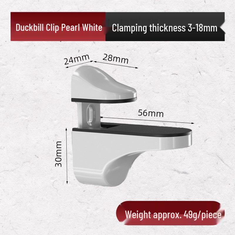 Modern Glass Partition Clip Bracket Holder - Hardware Accessory for Layer Board Fixing