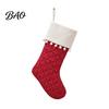 Checkered Gift Holders Christmas Stockings, 18 x 10 Inch Large Quilted Hanging Rustic Farmhouse Holiday Decor Decorative Xmas Bags for Fireplace