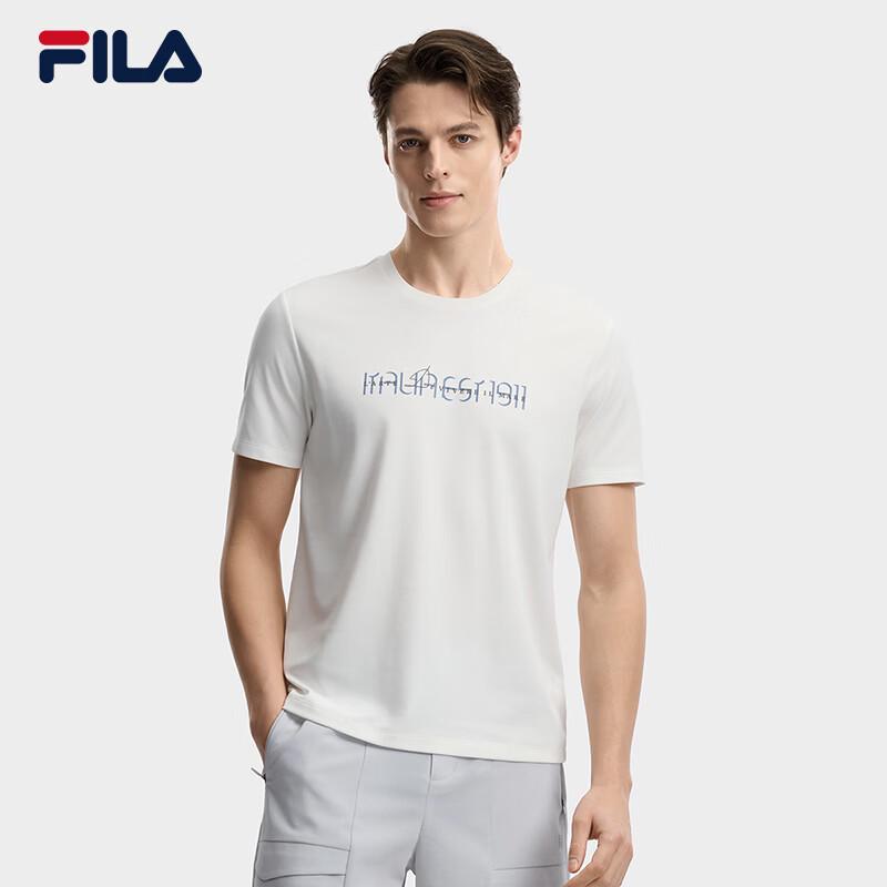 FILA Men's 2026 Summer Knit Crew Neck T-Shirt