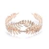 Combs Headwear Jewelry Leaves Hair Hoop Bride Headbands Gold Leaves Wreath Wedding Hair Crown