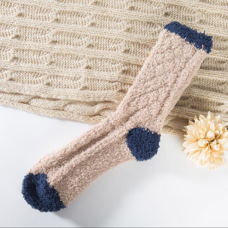 Милые носки с героями мультфильмов, женские осенне-зимние толстые теплые носки для сна, коралловые бархатные теплые носки Лолита Кавайи, рождественские подарки