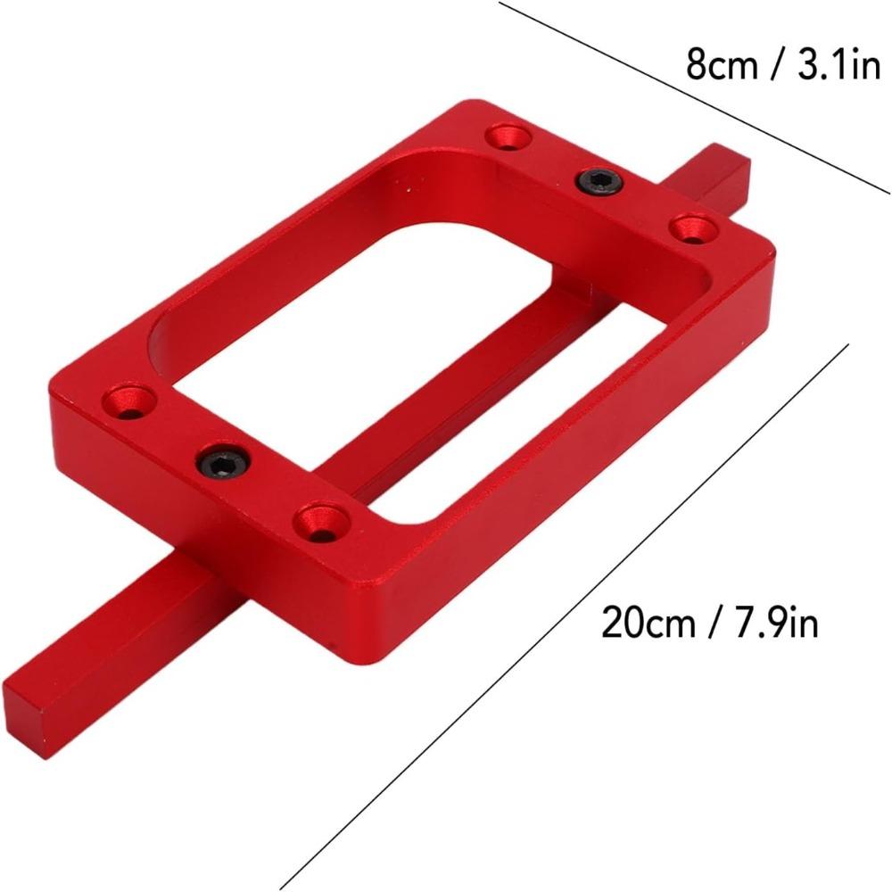 Drill Bit Included Door Hinge Jig Aluminum Alloy Hinge Template Hinge Mortise Template Woodworking