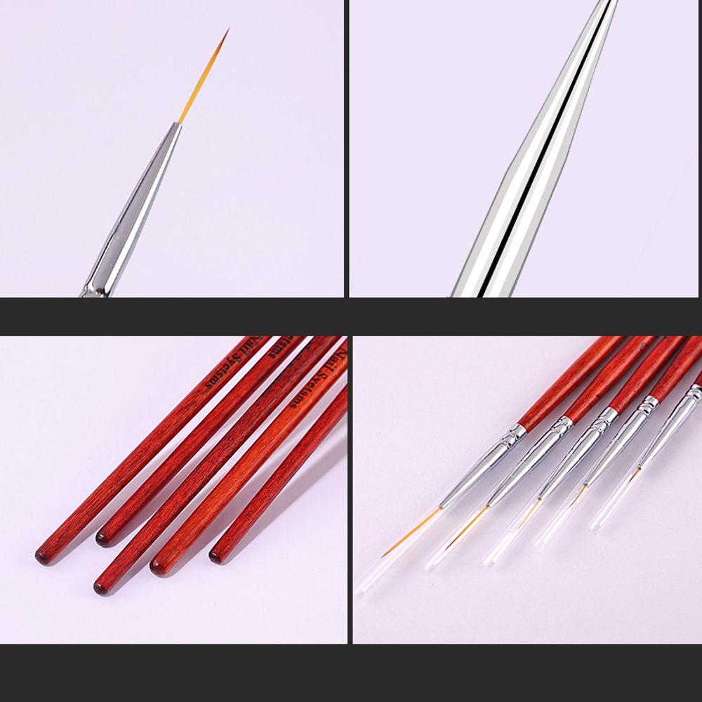 Stripes Line Painting Liner Drawing Pen Brush UV Gel Pen Nail Art Pen Nail Art Liner Brushes Set