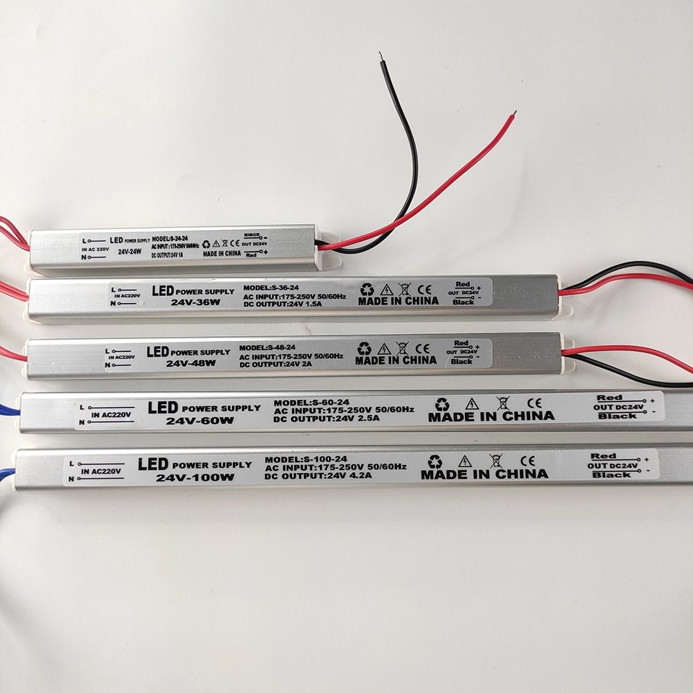 1Pcs AC220V To DC 12V/24V LED Driver Power Supply Lighting Transformer For LED Light Strip Lamp