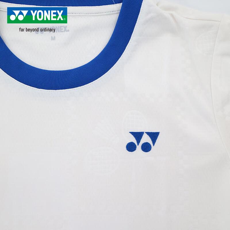Дышащая тренировочная футболка с коротким рукавом для бадминтона YONEX