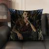 ZZayn MMalik Singer Cushion Cover Natural Linen Organic Fabric DoubleSided Printing Sofa Home Decor Gift Pillow Case