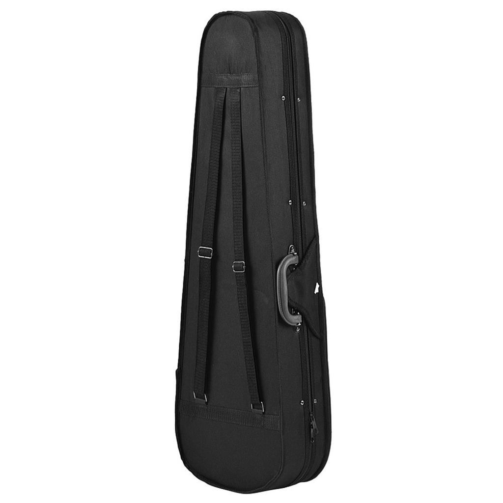 Professional 4 4 Full Size Violin Triangle Shape Case Box Hard & Super Light with Shoulder Straps for Stradivarius