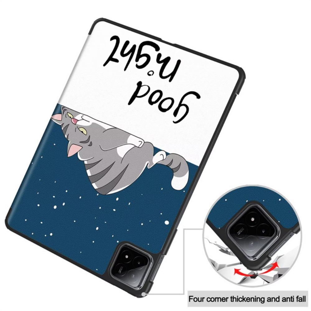 Redmi Pad 2 Case 2025 3 Fold Stand Cover for Redmi Pad 2 Inch Tablet Protective Shell