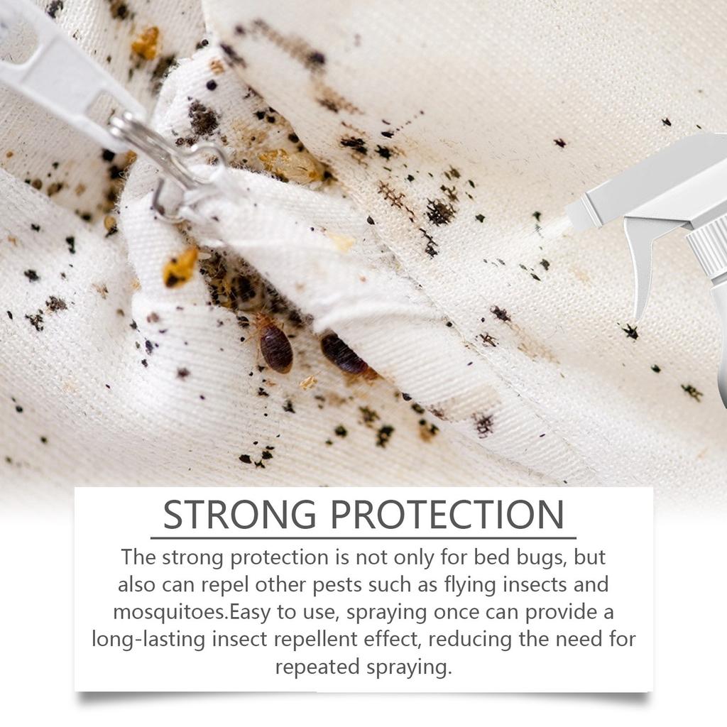 Спрей для кровати, средство от вшей, средство от вшей в спальнях и постельных принадлежностях, спрей от клещей 120 мл