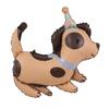 4pcs Birthday Hat Dog Balloons Cartoon Pet Theme Husky Pekingese Aluminum Foil Balloons Spotted Dog Dachshund Matte Party Decor