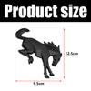 HFVS5 2Pcs For Ford Bronco Logo New ABS 3D Car Horse Stickers Hot Exterior Modification Tailgate Leaf Board Letters Animal Parts Badge