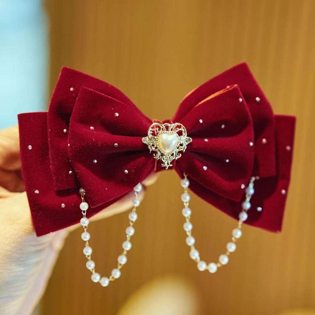 Chic Butterfly Tassel Rhinestone Hair Clip Hairpin for Stylish Bangs