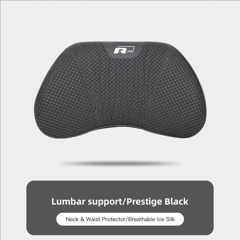 For Volkswagen J2Car Seat Safety Headrest Pad Auto Emblem Neck Pillow For VW GTI Polo Golf Passat B6 B7 Tiguan Arteon Touareg Taigo CC /Hub Cap