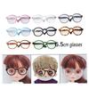 6,5 см Милые пластиковые очки для 17 см и кукольные аксессуары Игрушка Рождественские подарки