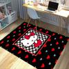 1 шт. Коврик с рисунком красного сердца Hello Kitty - Идеально подходит для домашнего декора, офисного ковра, уличных ковриков, идей для подарковz118
