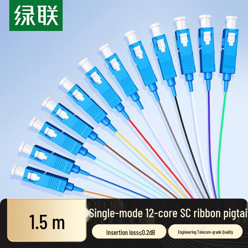 UGREEN SC Single-Mode 12-Core Fiber Optic Pigtail