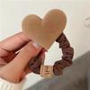 Lady Charm Love Heart Bow Hair Ring Hair Tie Elastic Hair Band Hair Accessories Girl Ponytail Holders