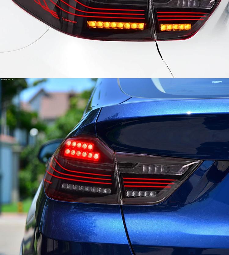 Сборка заднего фонаря BMW X4 2014-2018: Модифицированные светодиодные задние фонари CSL с дневными ходовыми огнями и динамическими указателями поворота