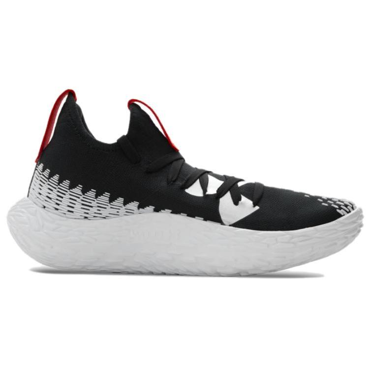 Under Armour Futr X Elite 2 Удобные Модные Поддерживающие Сцепление Низкие Баскетбольные Кроссовки Унисекс Белые Черные Красные 6007019-001