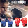 2Pcs Kids Boxing Gloves PU Leather Training Gloves Breathable Fighting Mitts Taekwondo Mitts for Punching Bag