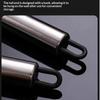 Ergonomic Design Stainless Steel Oyster Knife with Peeler for Kitchen Efficiency
