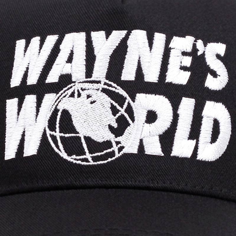 Вышитая бейсболка Wayne'S World Мужская и Женская Кепка для Мероприятий на Открытом Воздухе Модная Трендовая Кепка Американского Тракера
