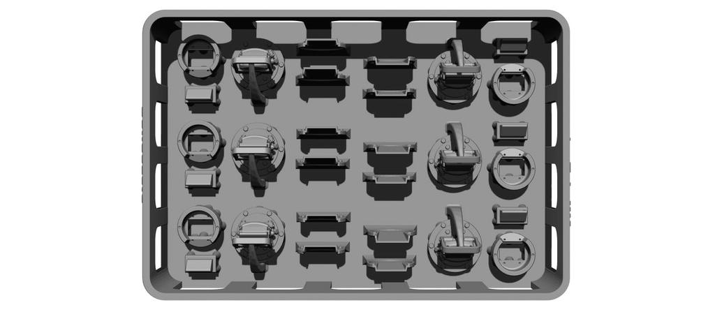 BSK Model WW2 Союзный перископ 6 деталей Пластиковая модель BSKC35013 1/35 Россия/Советский МК-4 (танк)