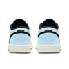 Jordan Air Jordan 1 Sea Salt Blue Кожаные износостойкие низкие баскетбольные кроссовки унисекс Синие 553558-092(Команда1119-)